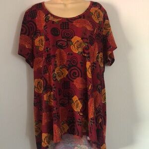 Woman’s LuLaRoe spring Floral Patterned Women's Top